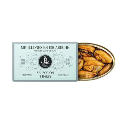Pickled fried mussels in pickled sauce – 1920 Selection